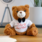 Valentine Teddy Bear - 'I Love U Beary Much' Plush with Bow Tie - 314 Originals