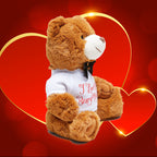 Valentine Teddy Bear - 'I Love U Beary Much' Plush with Bow Tie - 314 Originals