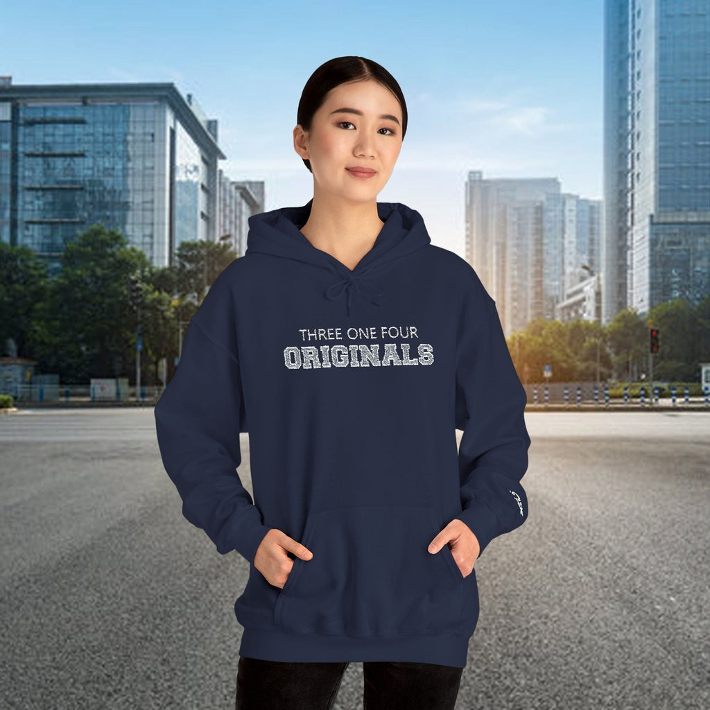 Vintage Text Three One Four Hoodie - 314 Originals