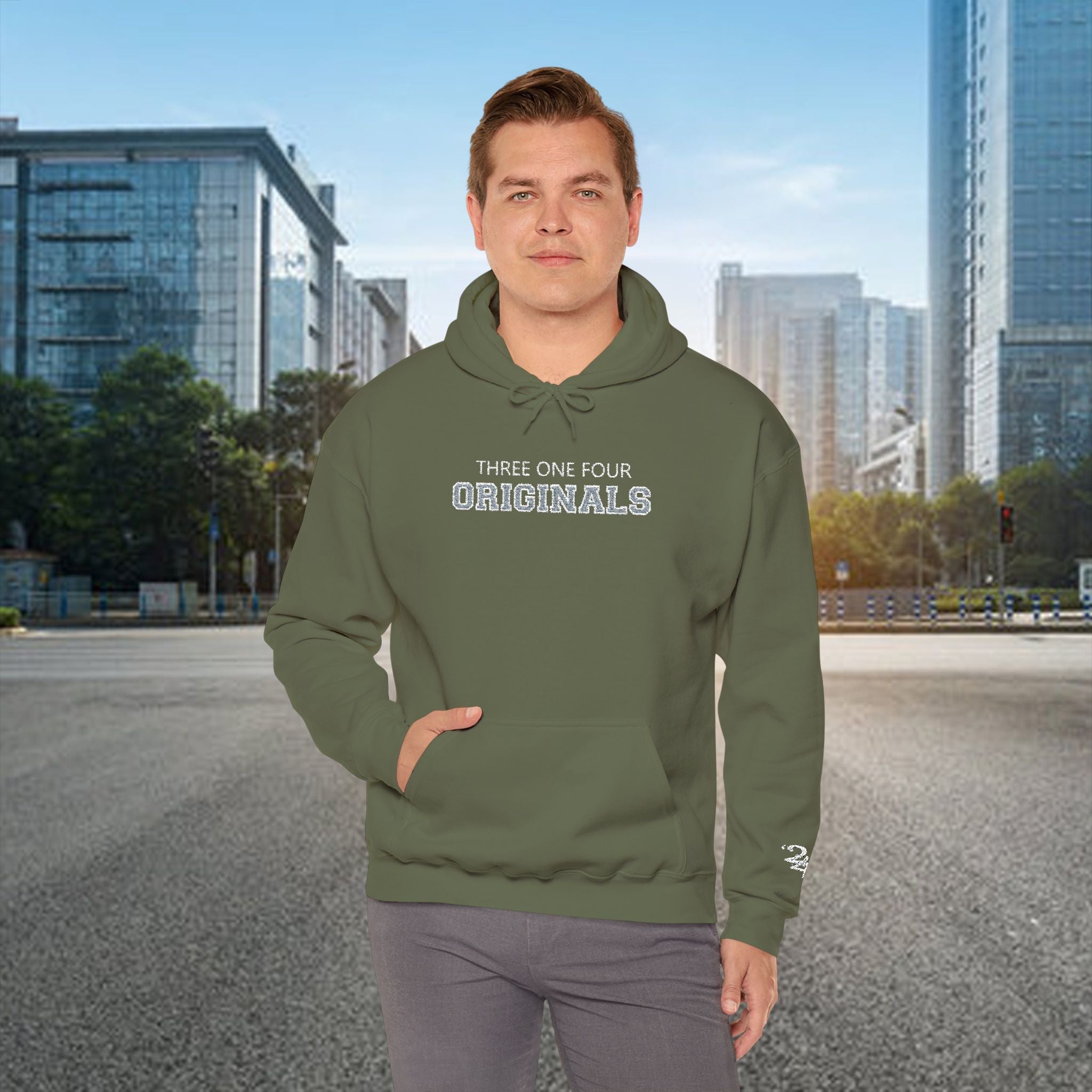 Vintage Text Three One Four Hoodie - 314 Originals
