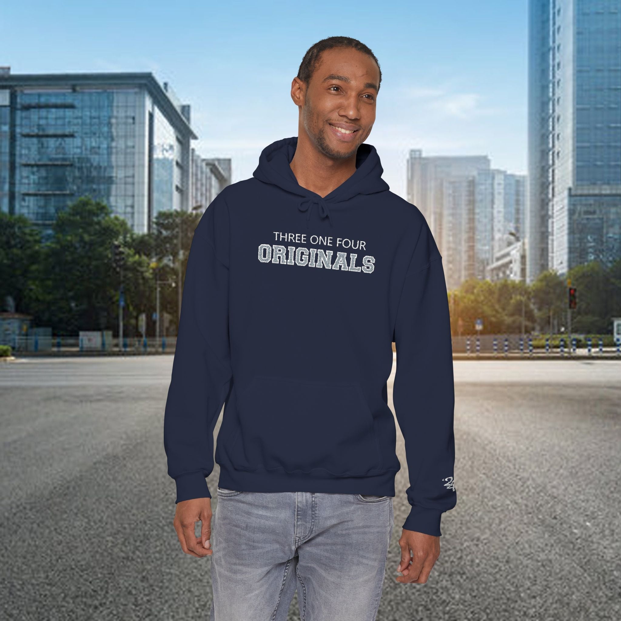 Vintage Text Three One Four Hoodie - 314 Originals