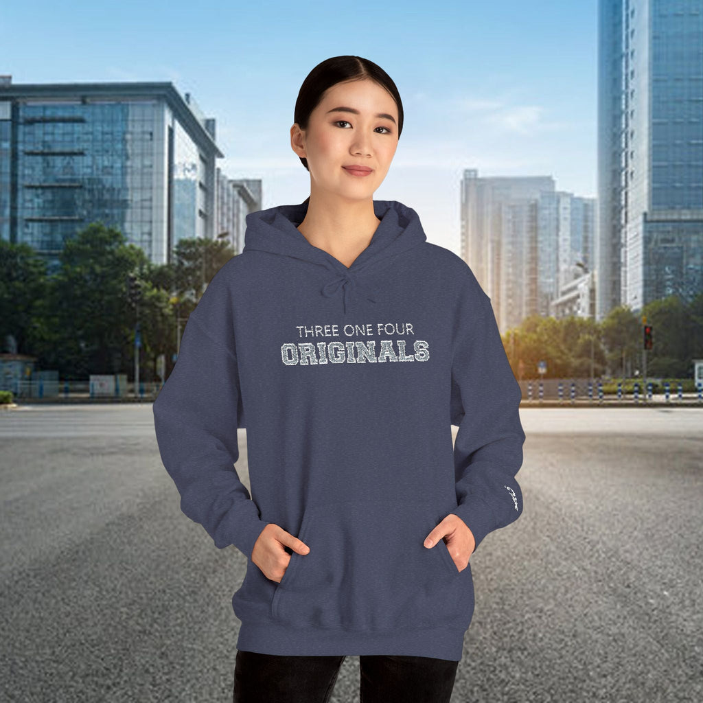 Vintage Text Three One Four Hoodie - 314 Originals