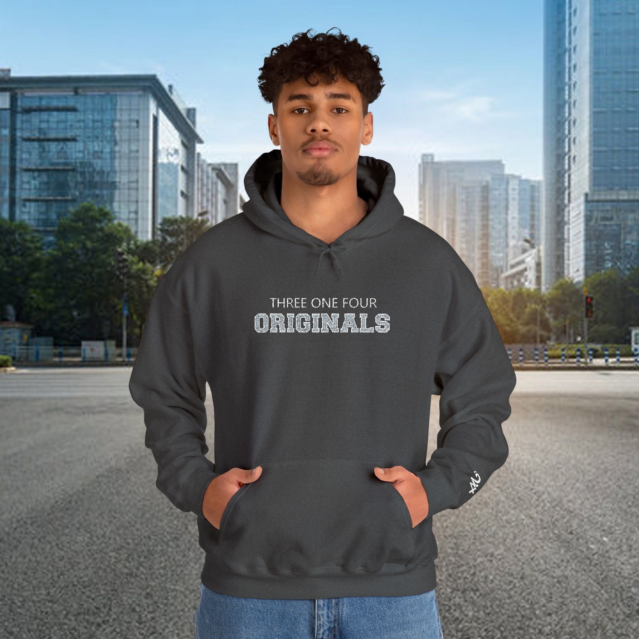 Vintage Text Three One Four Hoodie - 314 Originals