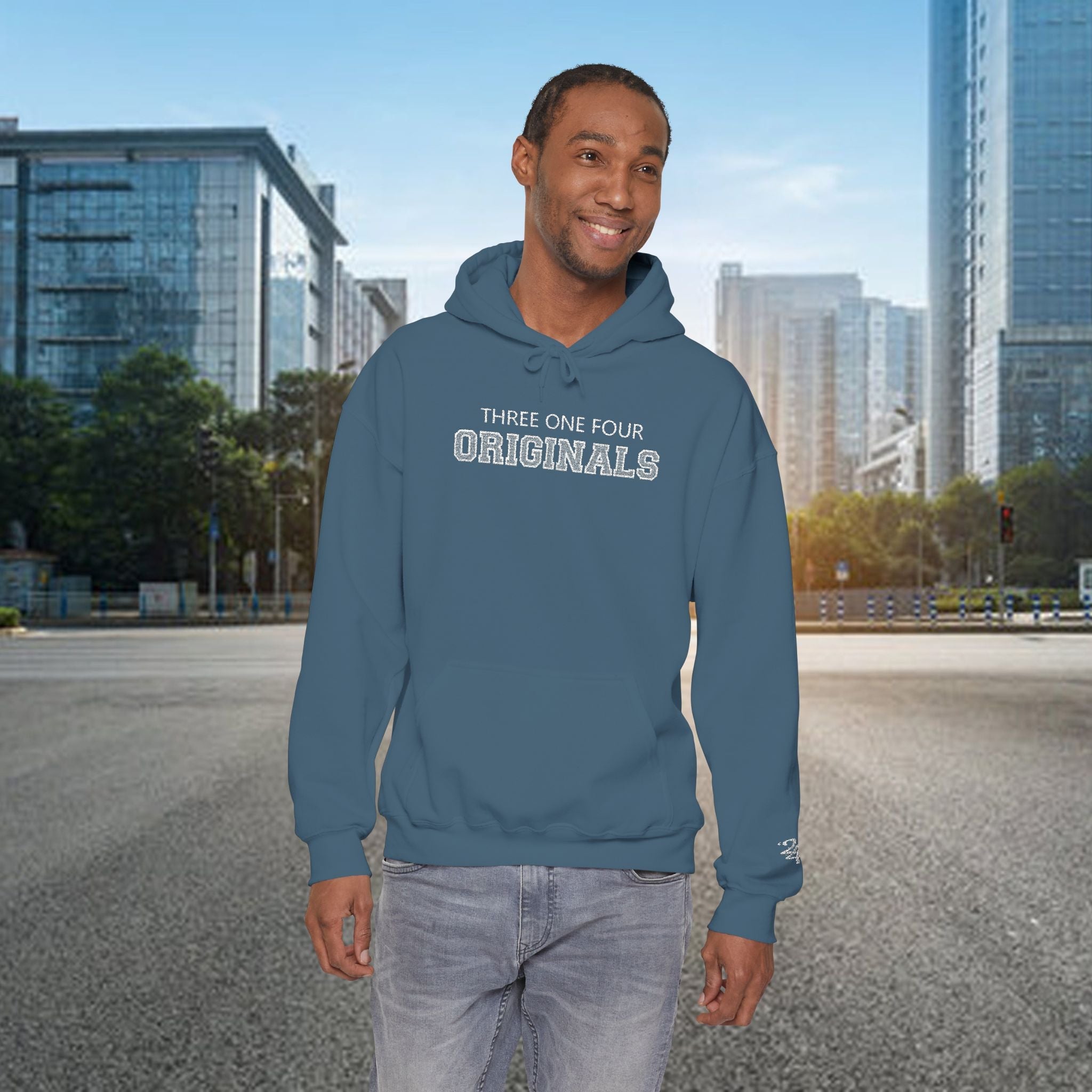 Vintage Text Three One Four Hoodie - 314 Originals