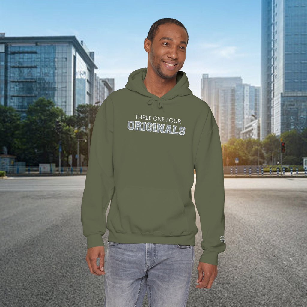 Vintage Text Three One Four Hoodie - 314 Originals
