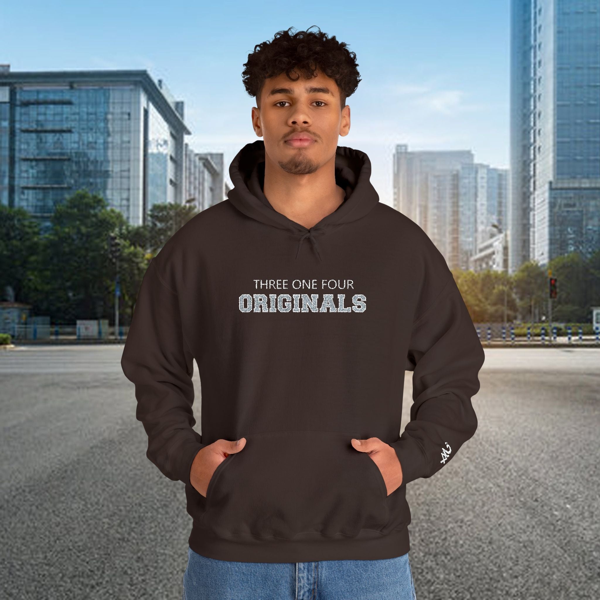 Vintage Text Three One Four Hoodie - 314 Originals