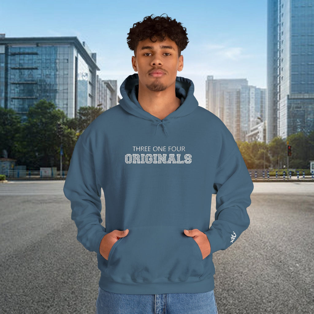 Vintage Text Three One Four Hoodie - 314 Originals
