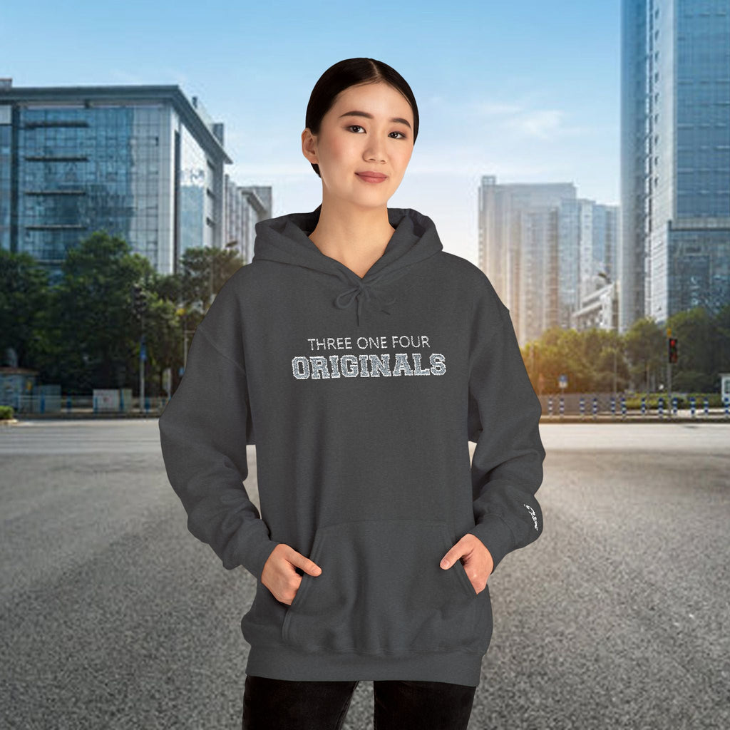 Vintage Text Three One Four Hoodie - 314 Originals