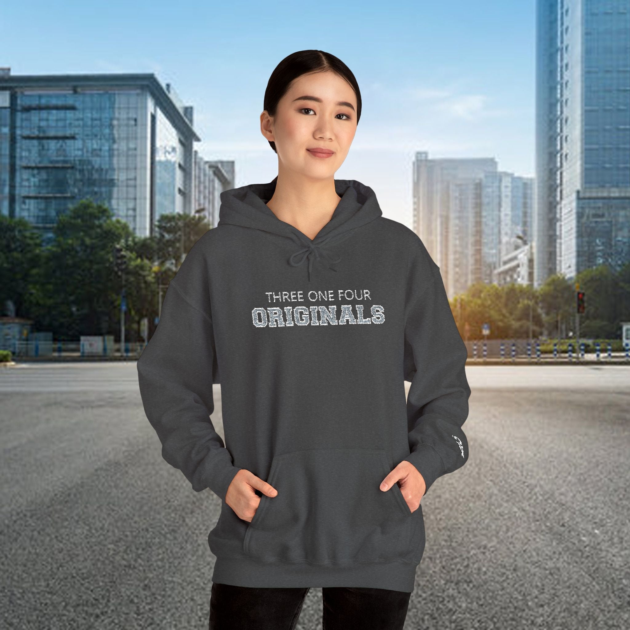 Vintage Text Three One Four Hoodie - 314 Originals