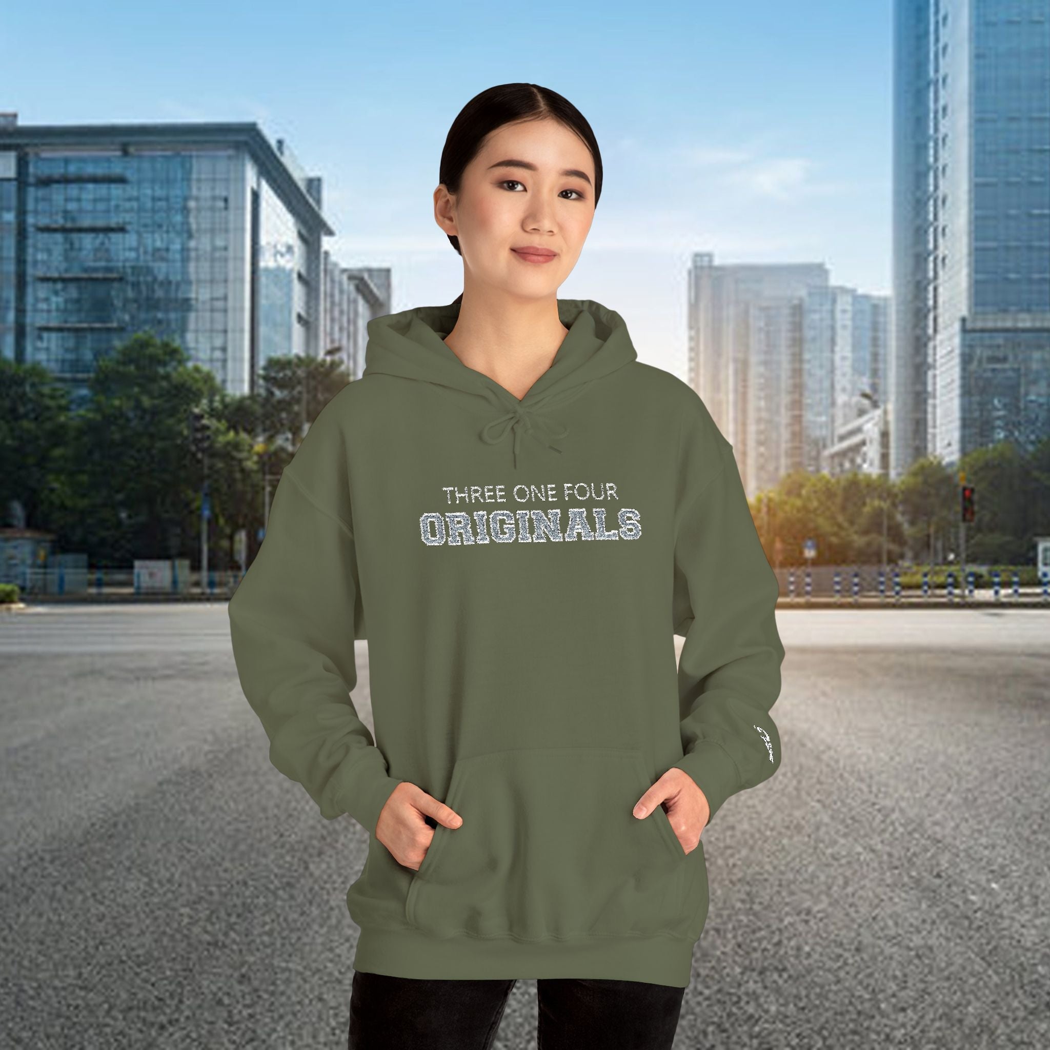 Vintage Text Three One Four Hoodie - 314 Originals