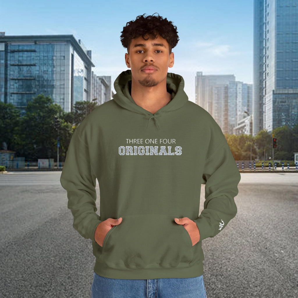 Vintage Text Three One Four Hoodie - 314 Originals