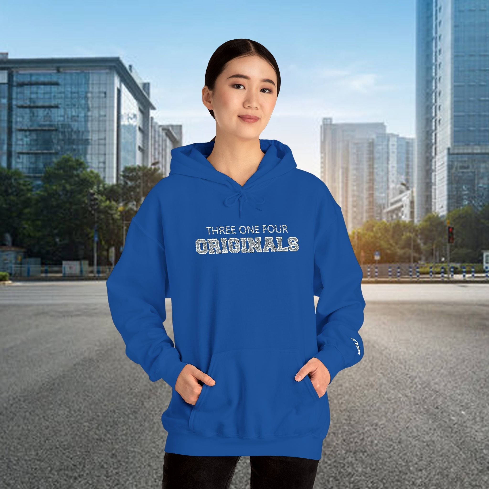 Vintage Text Three One Four Hoodie - 314 Originals