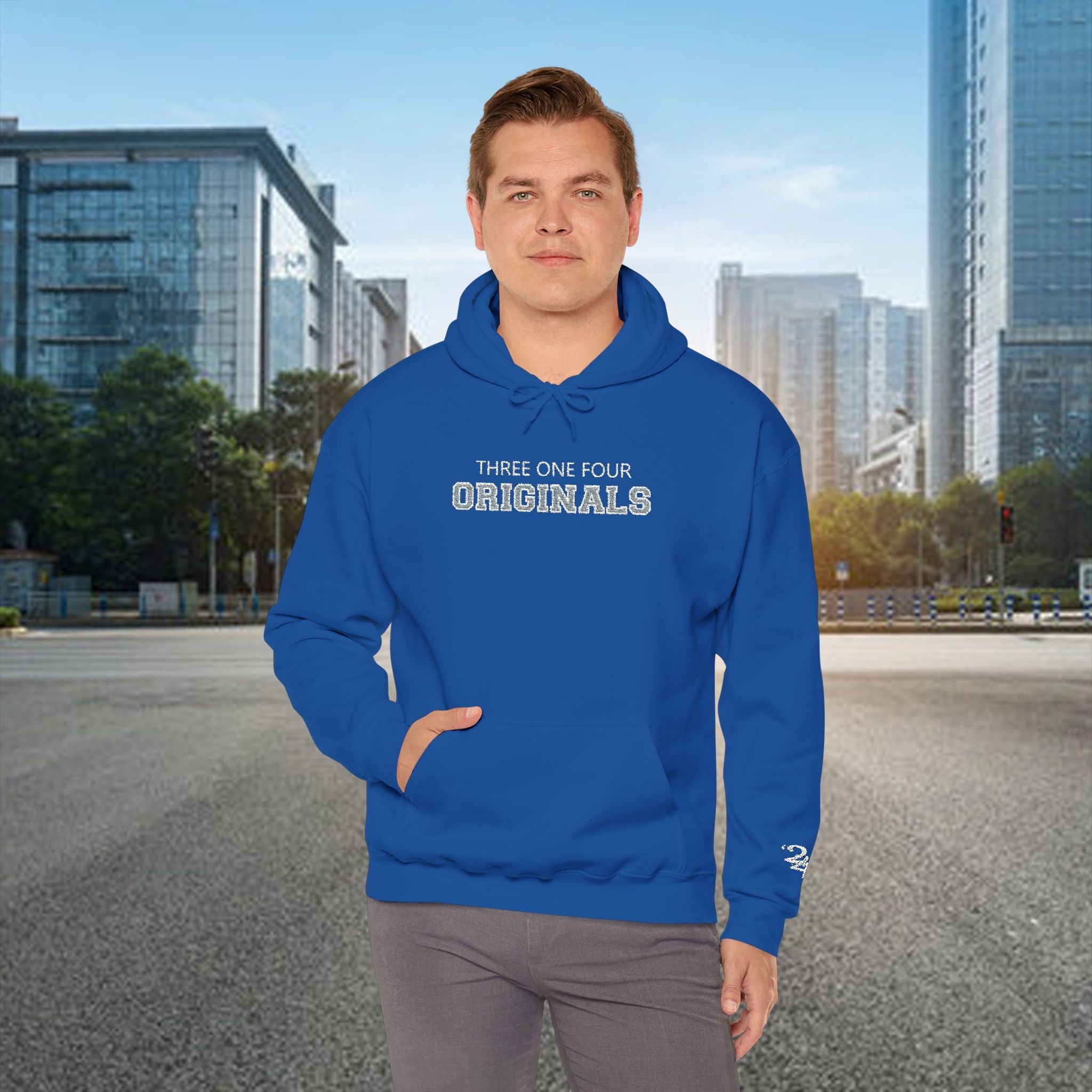 Vintage Text Three One Four Hoodie - 314 Originals