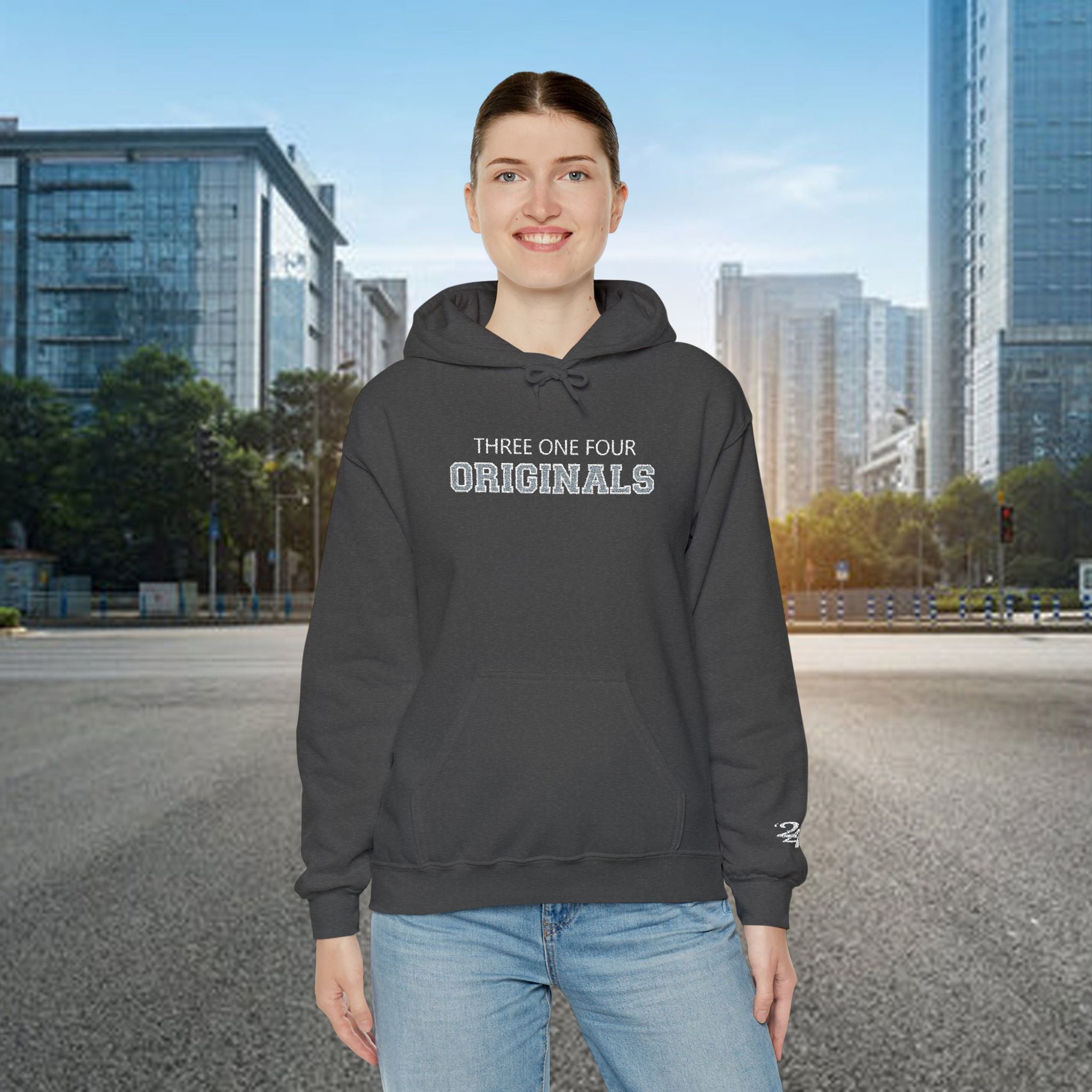Vintage Text Three One Four Hoodie - 314 Originals