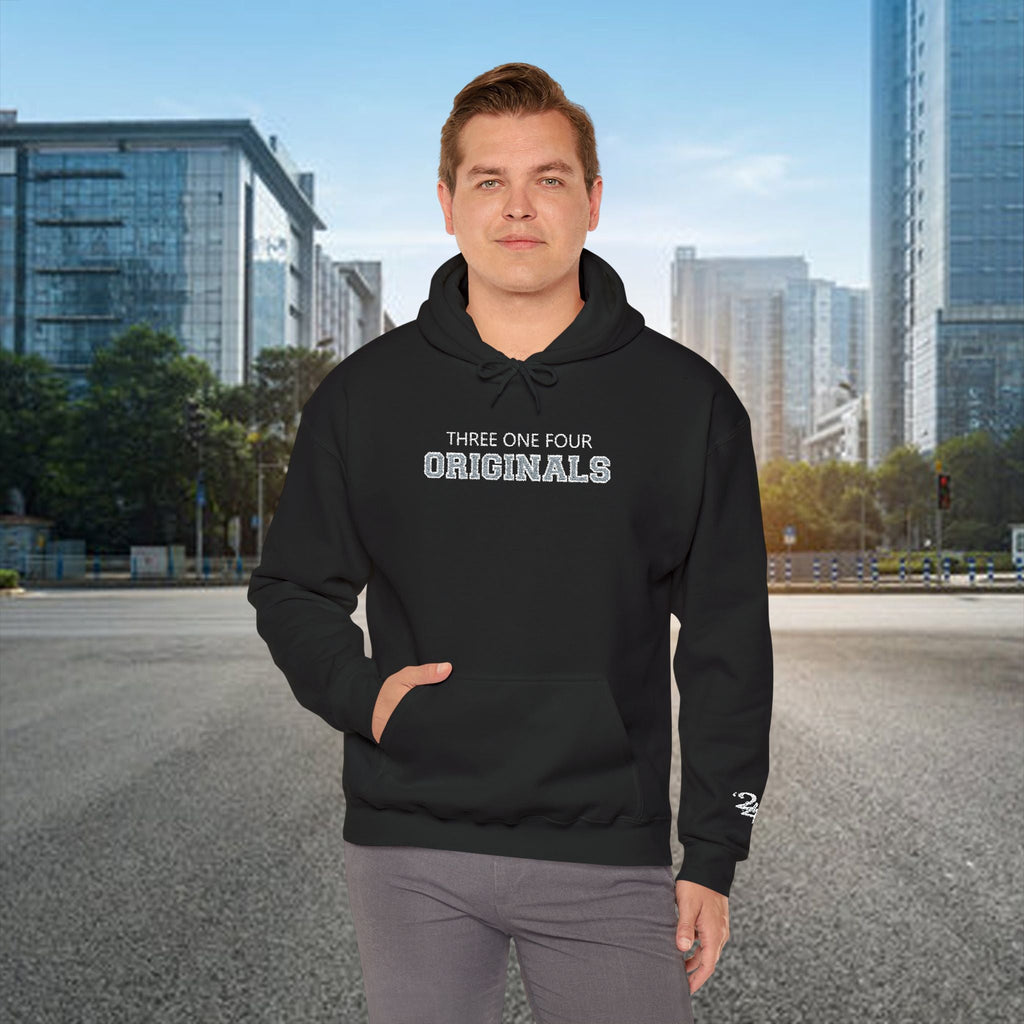 Vintage Text Three One Four Hoodie - 314 Originals