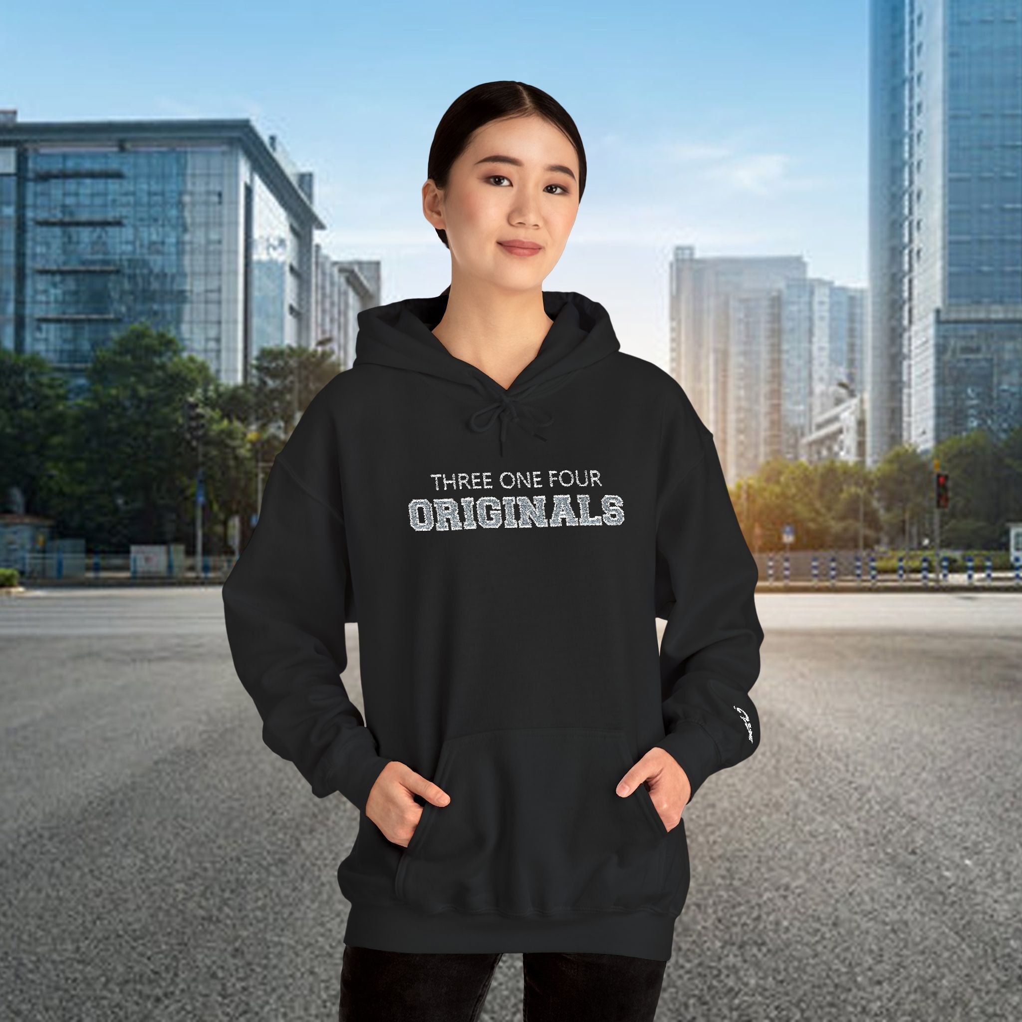 Vintage Text Three One Four Hoodie - 314 Originals