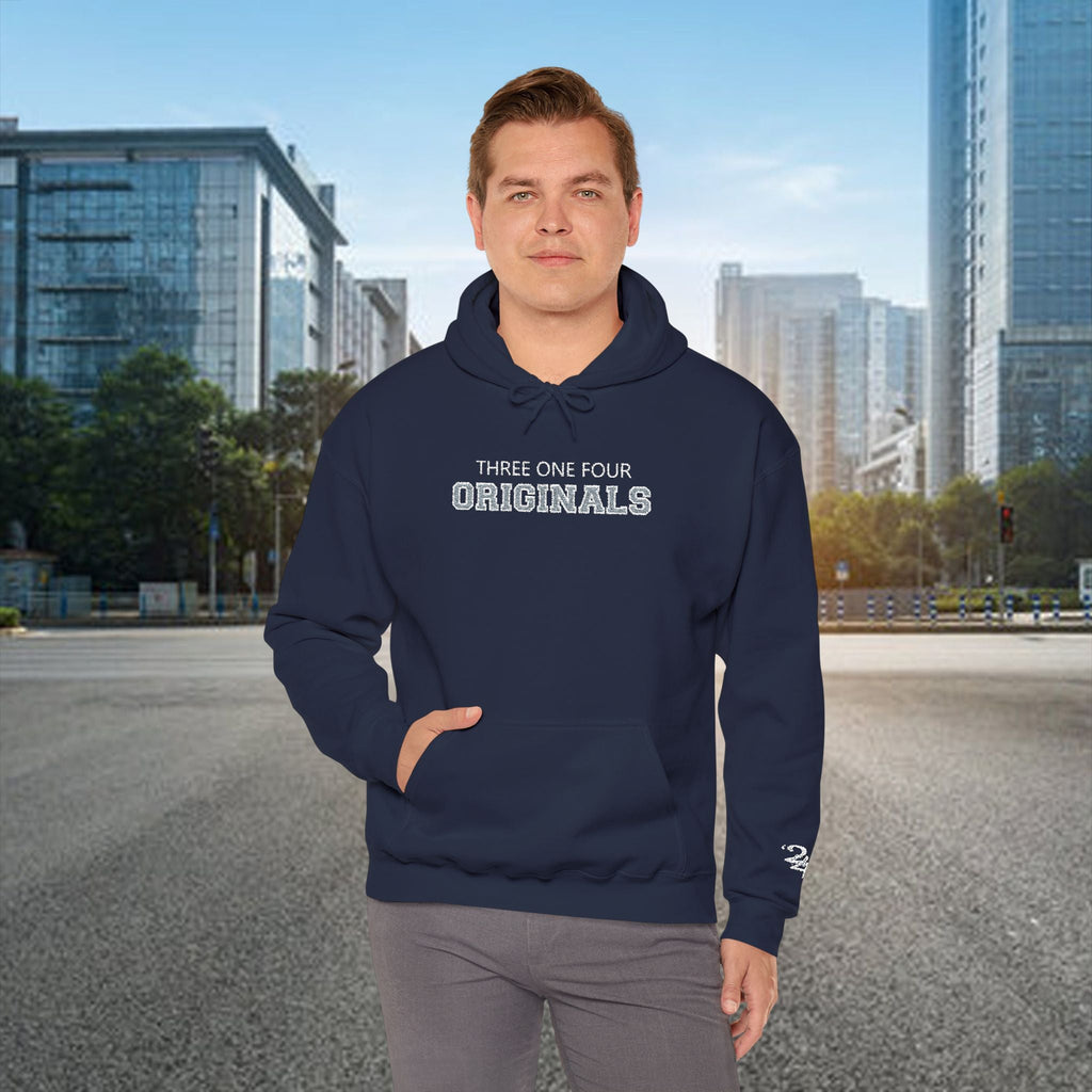 Vintage Text Three One Four Hoodie - 314 Originals