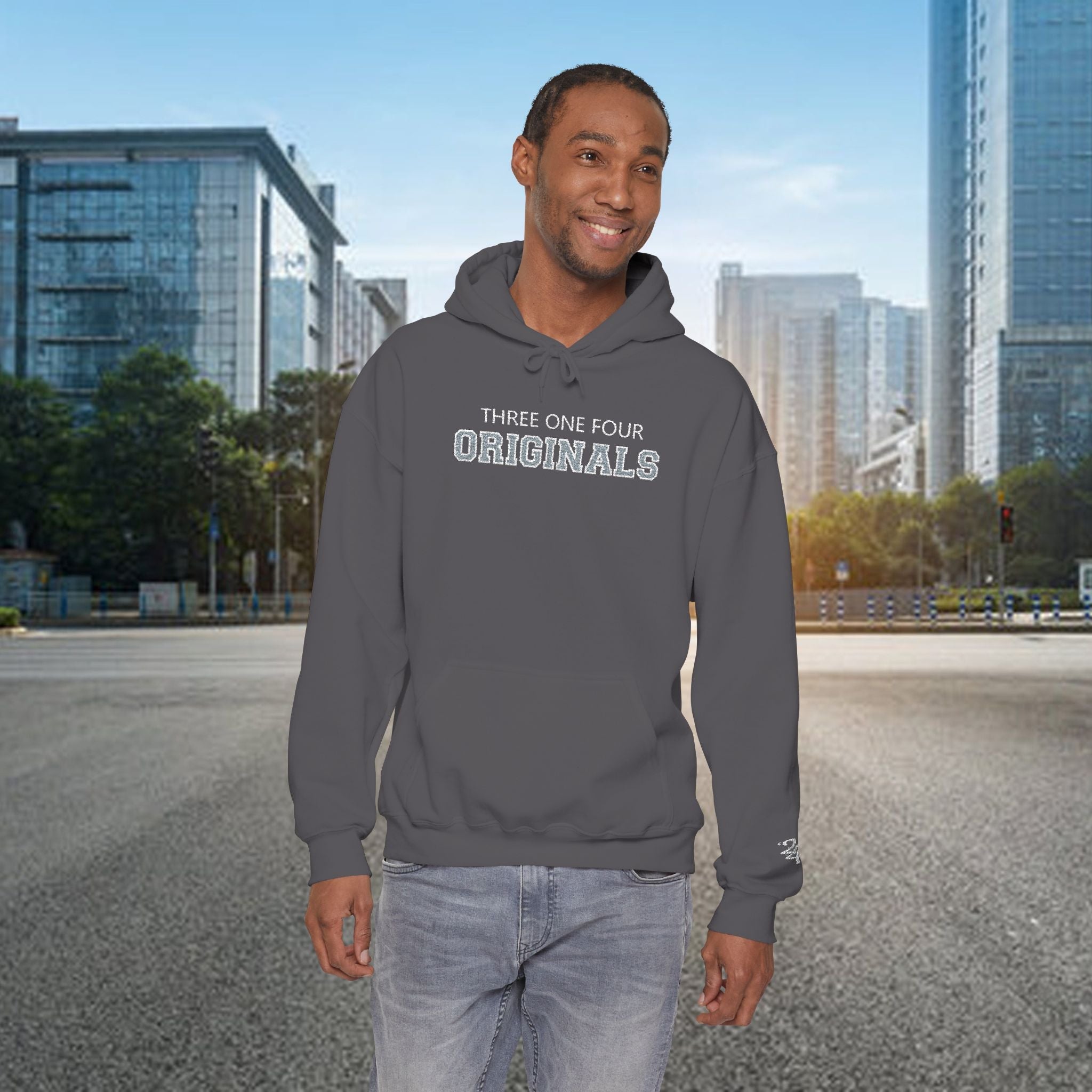 Vintage Text Three One Four Hoodie - 314 Originals