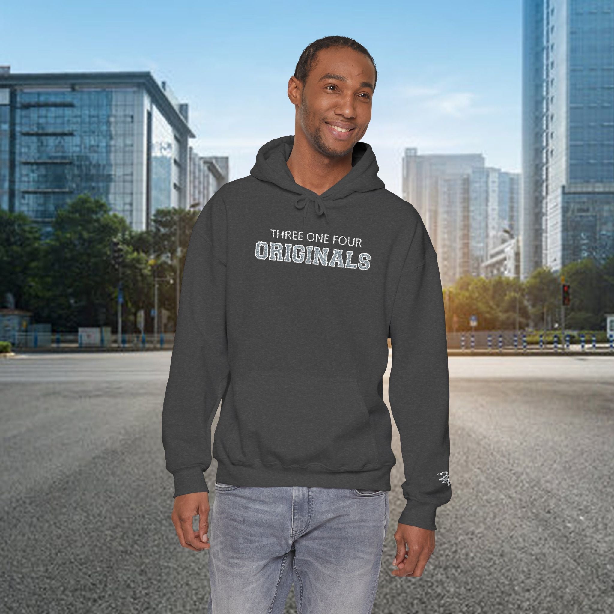 Vintage Text Three One Four Hoodie - 314 Originals