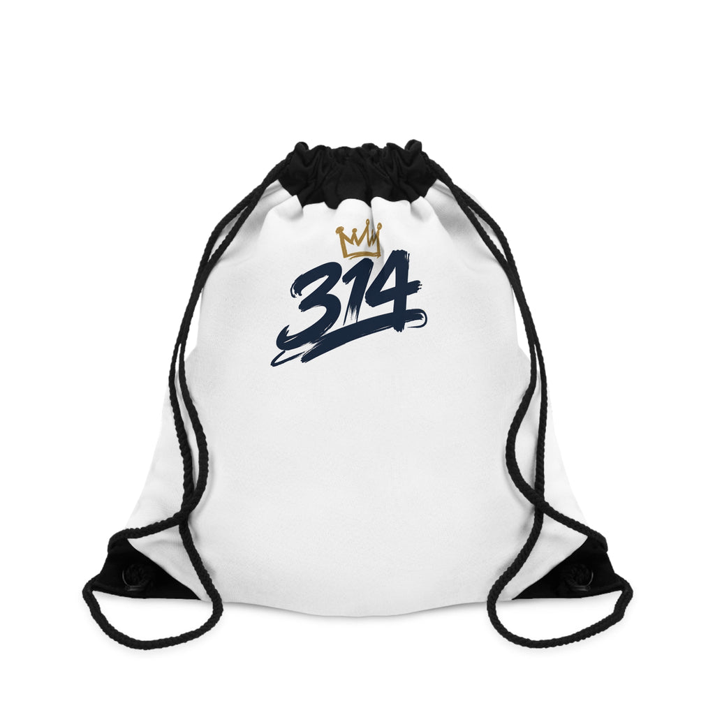 White 314 Crown Drawstring Gym Sack - 314 Originals