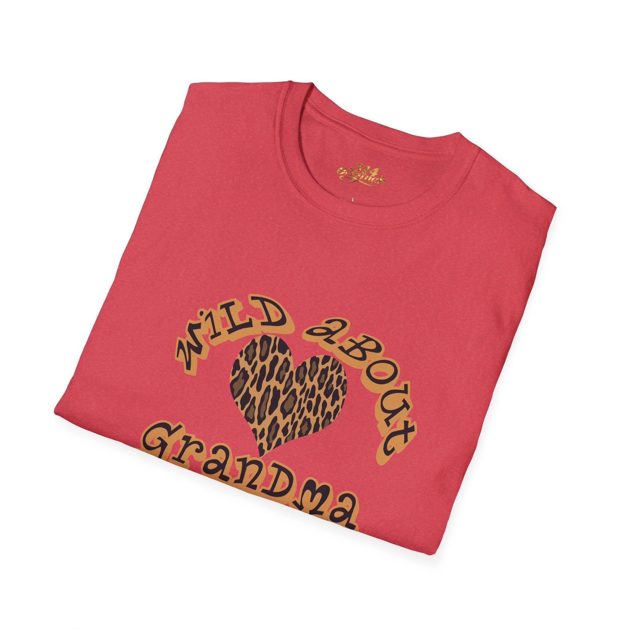Wild About Grandma Leopard Heart T-Shirt - 314 Originals