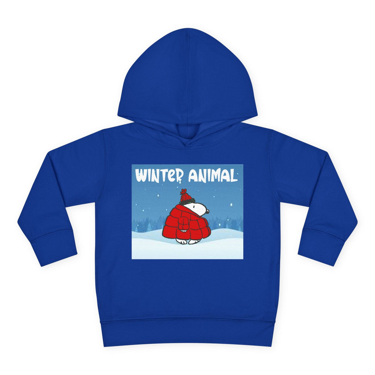 "Winter Animal" Toddler Hoodie Pullover - 314 Originals