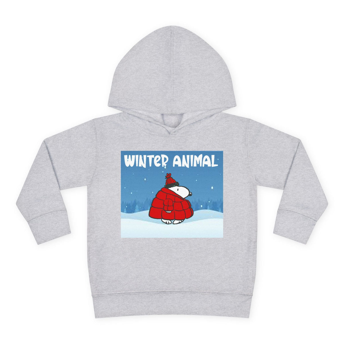 "Winter Animal" Toddler Hoodie Pullover - 314 Originals
