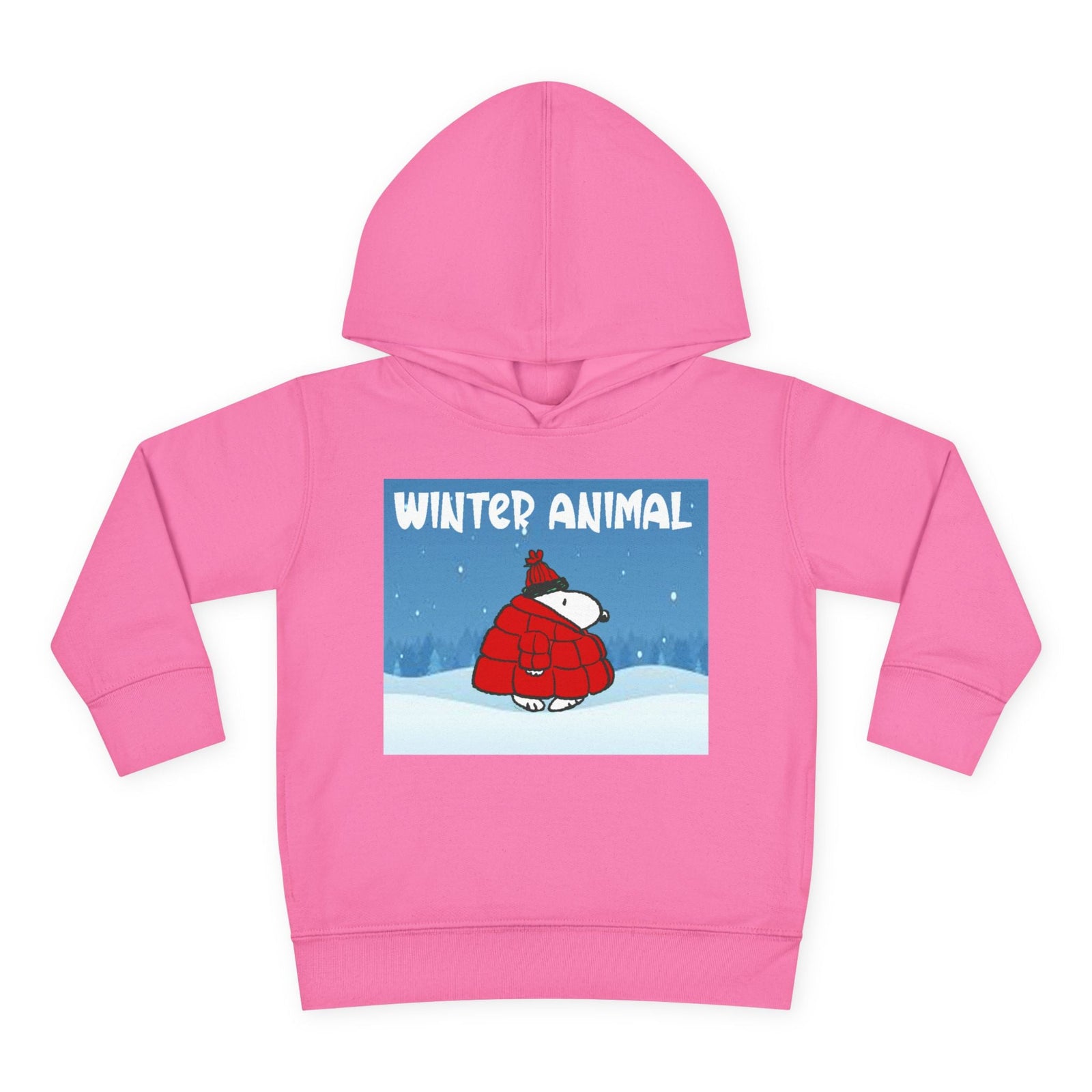 "Winter Animal" Toddler Hoodie Pullover - 314 Originals