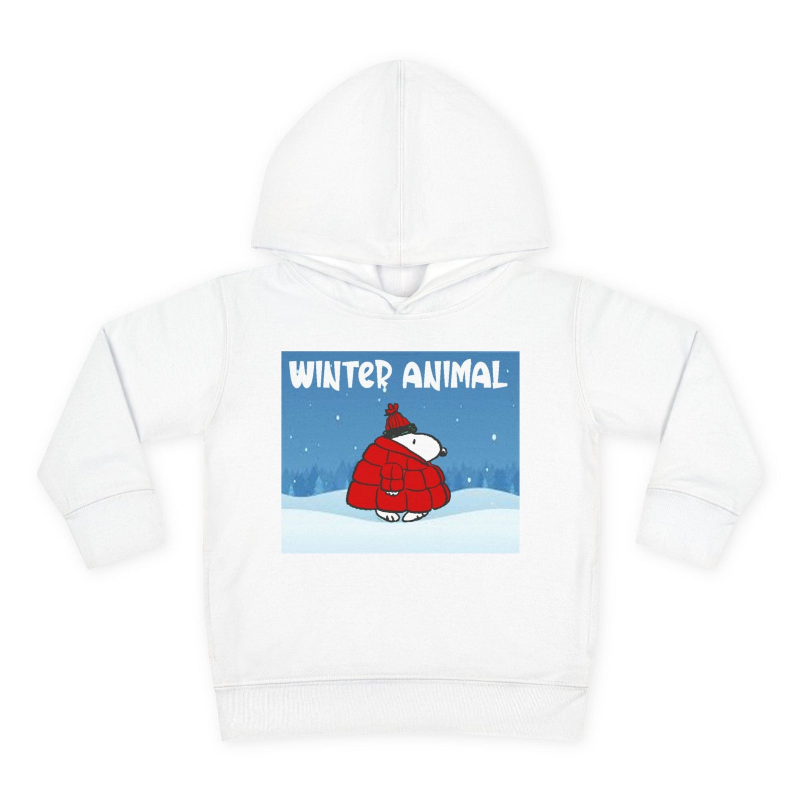"Winter Animal" Toddler Hoodie Pullover - 314 Originals