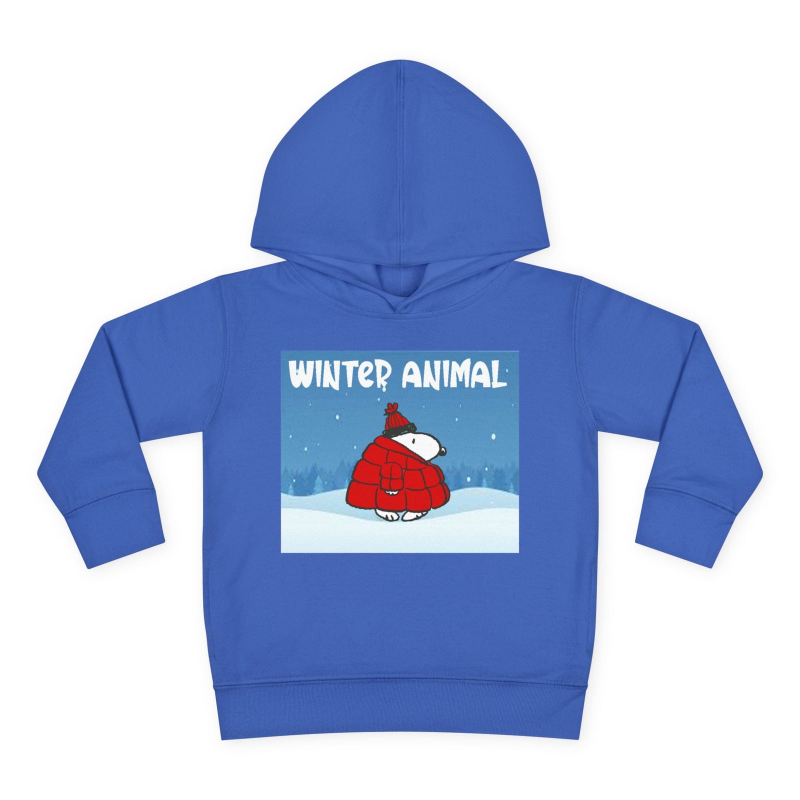 "Winter Animal" Toddler Hoodie Pullover - 314 Originals