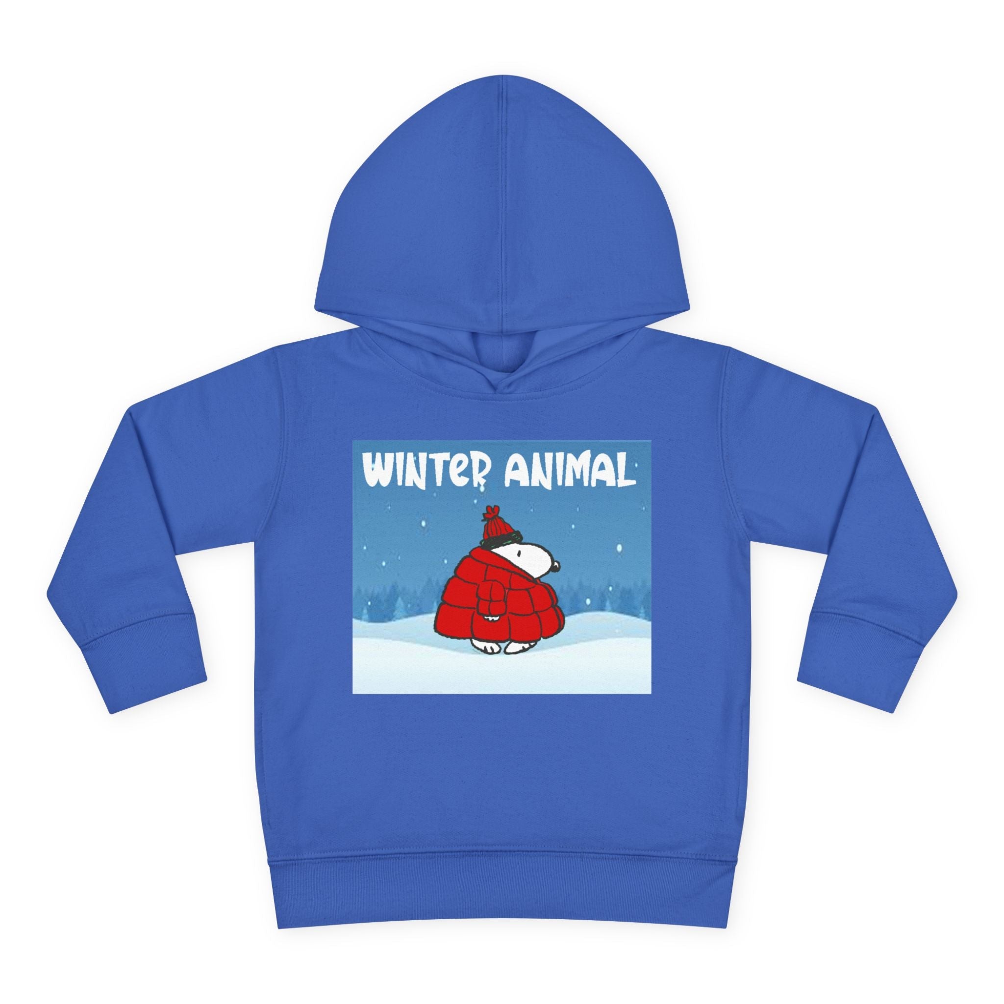 "Winter Animal" Toddler Hoodie Pullover - 314 Originals