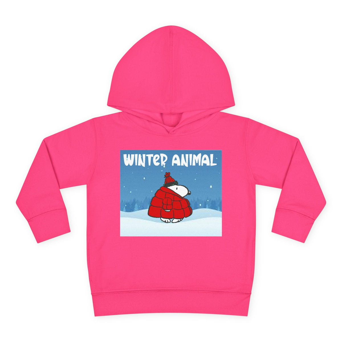 "Winter Animal" Toddler Hoodie Pullover - 314 Originals