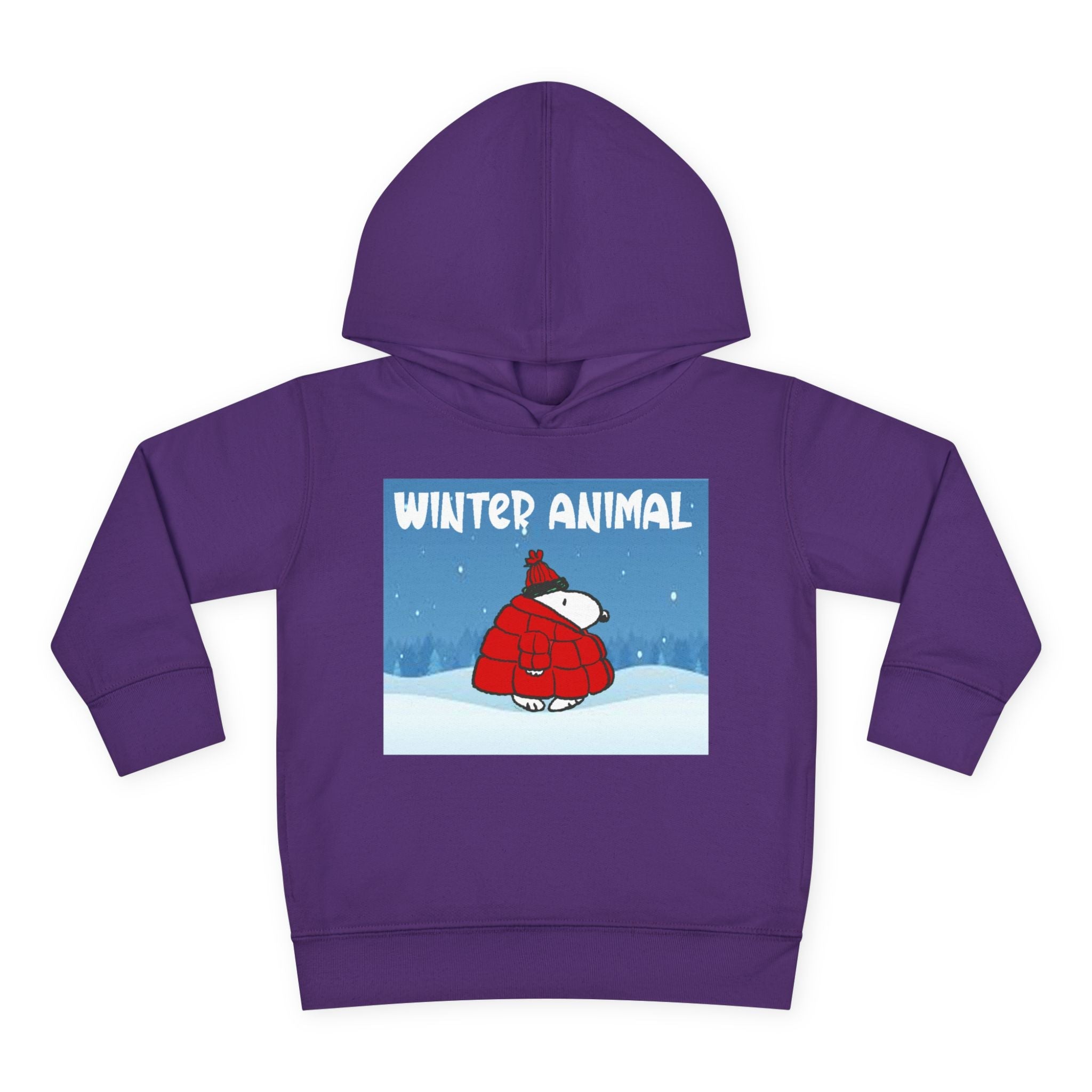 "Winter Animal" Toddler Hoodie Pullover - 314 Originals