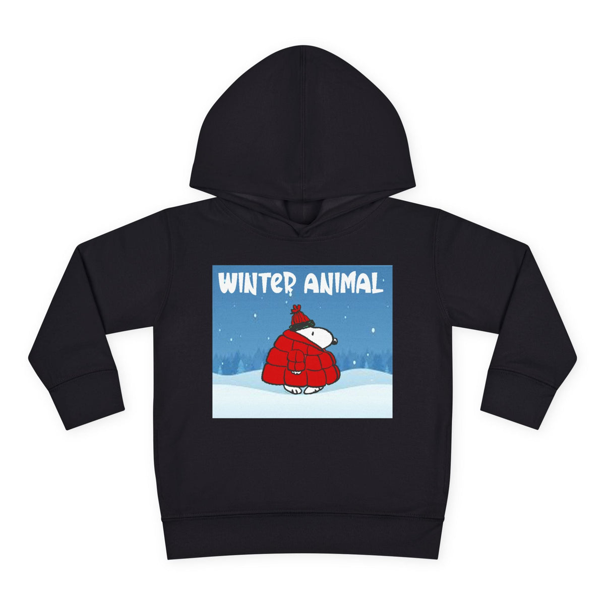 "Winter Animal" Toddler Hoodie Pullover - 314 Originals