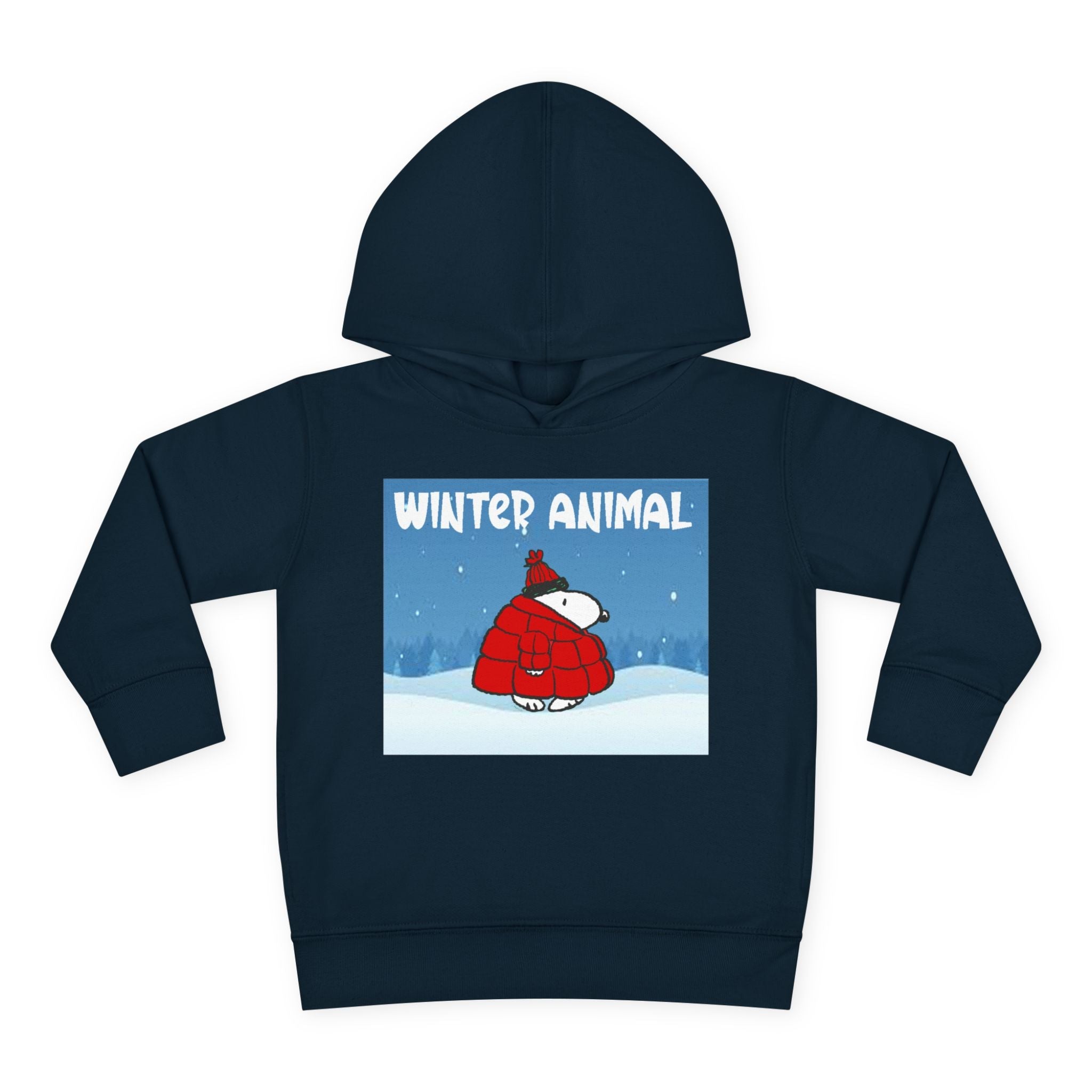 "Winter Animal" Toddler Hoodie Pullover - 314 Originals
