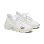 Women's All White Mesh Sneakers — Lightweight Breathable Athletic Shoes with '314 Originals' Accent - 314 Originals
