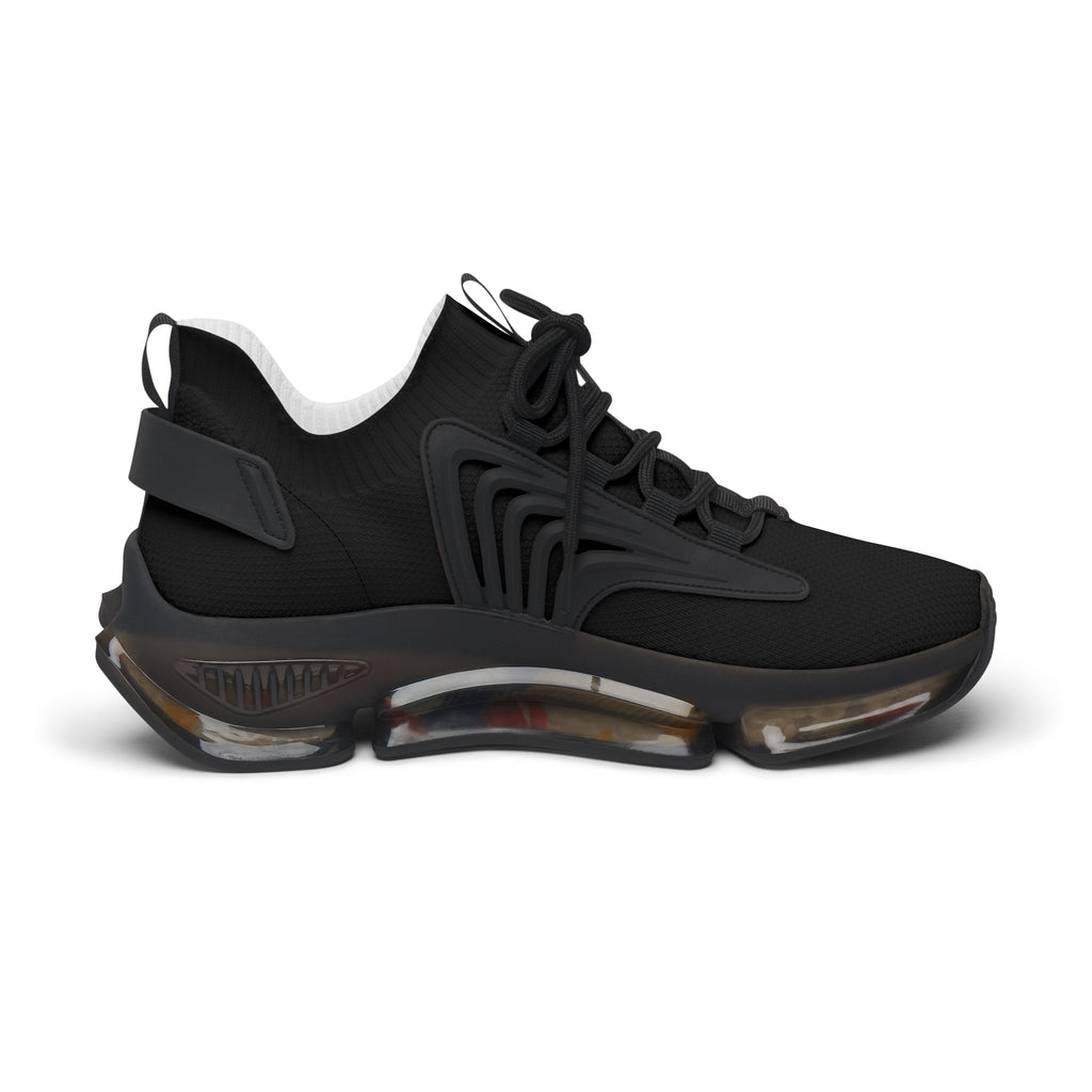 Women's Black Mesh Sneakers — Lightweight Athletic Running Shoes with '314 Originals' Accent - 314 Originals