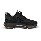 Women's Black Mesh Sneakers — Lightweight Athletic Running Shoes with '314 Originals' Accent - 314 Originals