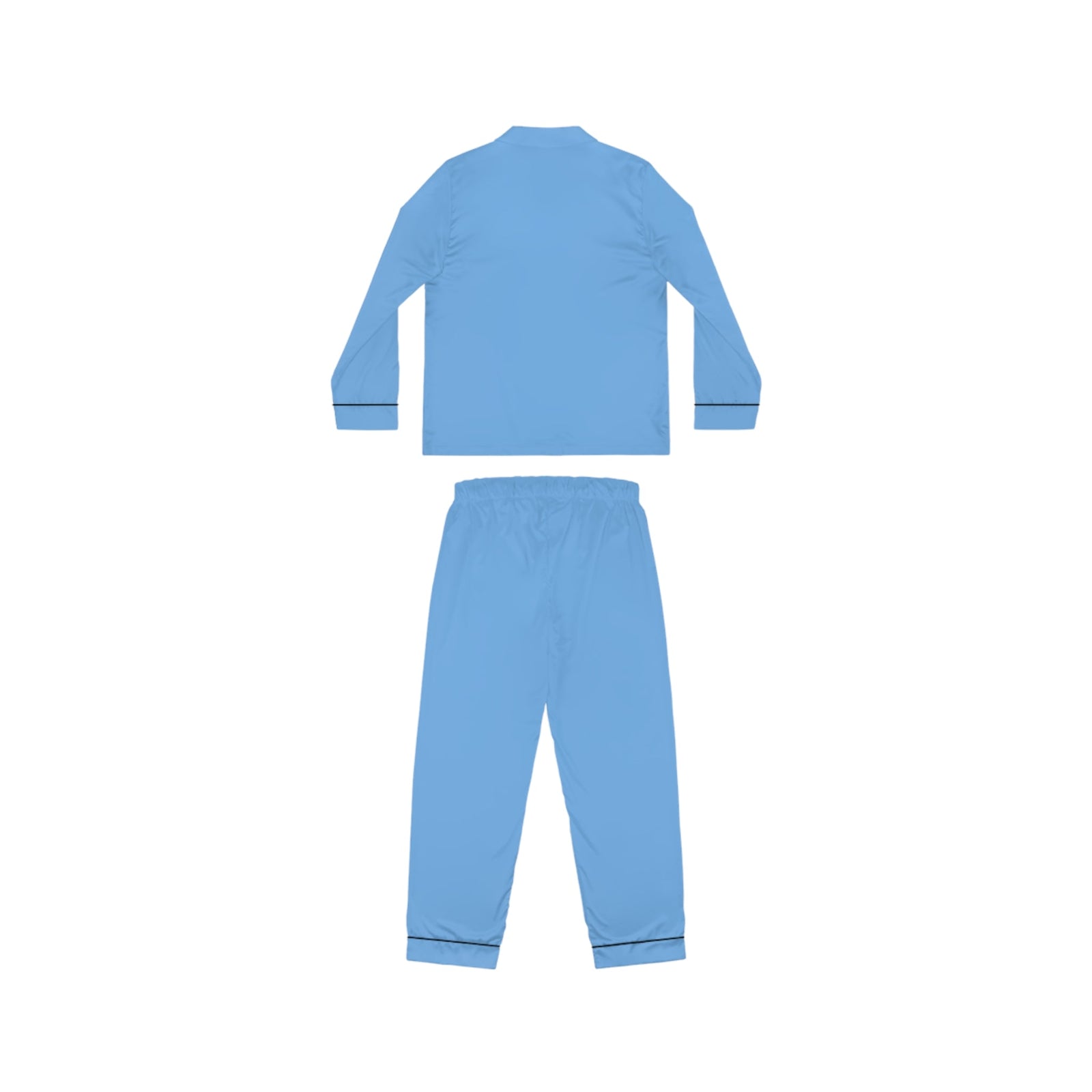 Women's Light Blue Satin Pajama Set — Luxurious Sleepwear - 314 Originals