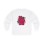 You Love Me Long Sleeve Tee — Valentine's Retro Heart Graphic - 314 Originals