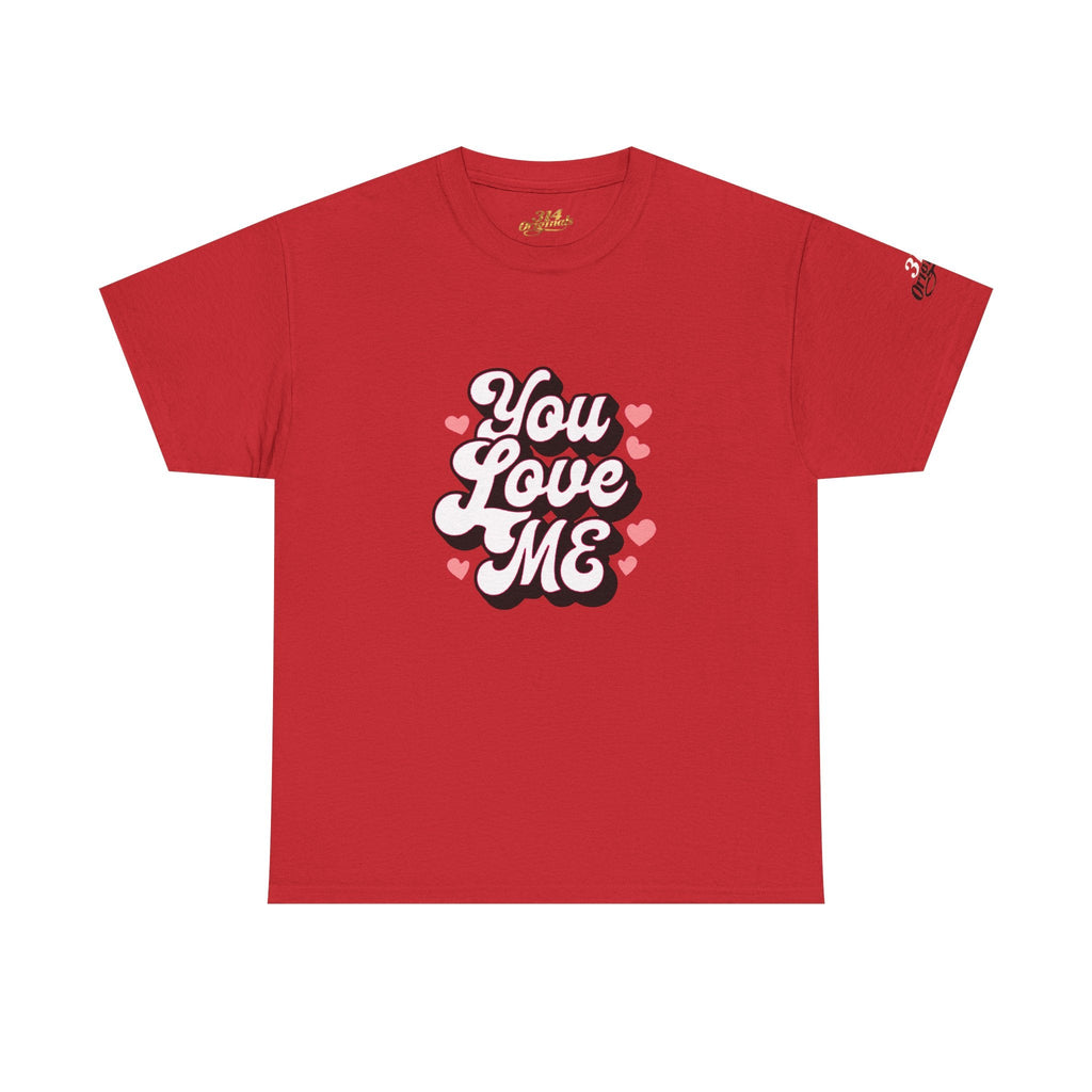 You Love Me Tee — Retro Pink Heart Graphic T-Shirt - 314 Originals