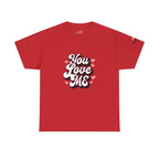 You Love Me Tee — Retro Pink Heart Graphic T-Shirt - 314 Originals