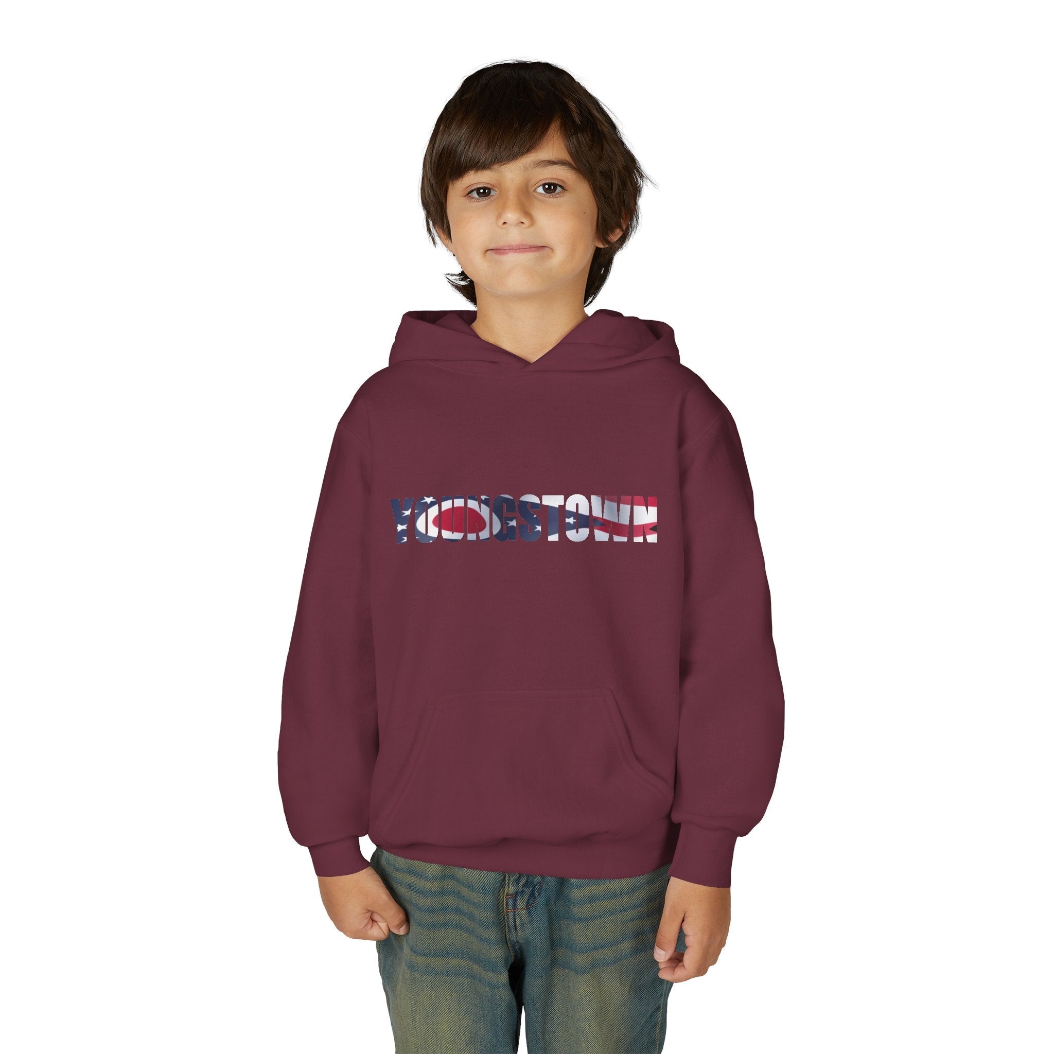 Youngstown Ohio Flag Hoodie — Youth USA Map Pullover - 314 Originals