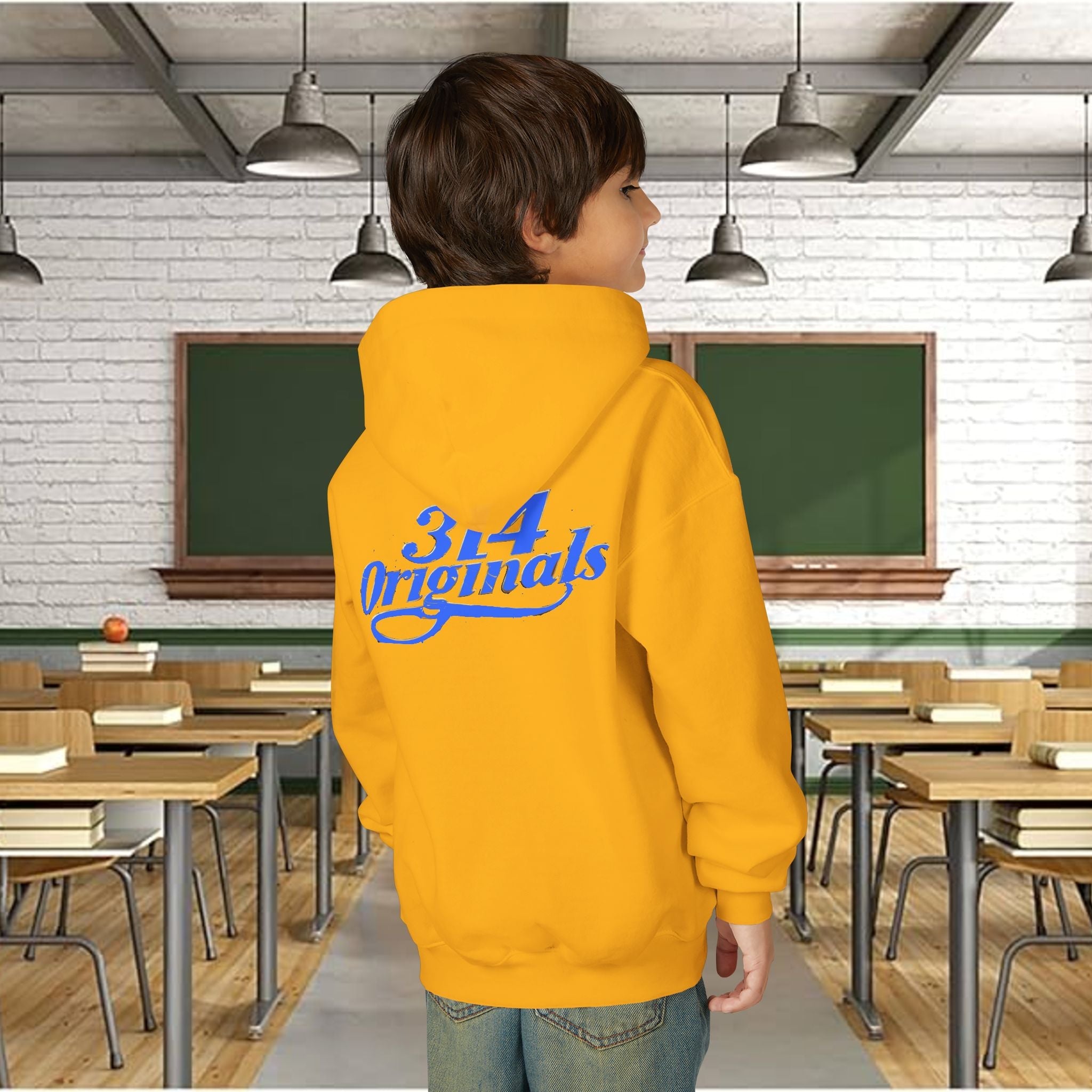 Youth Hoodie - 'Class of 2026' Graduation Bear Hoodie with '314 Originals' Back Print - 314 Originals