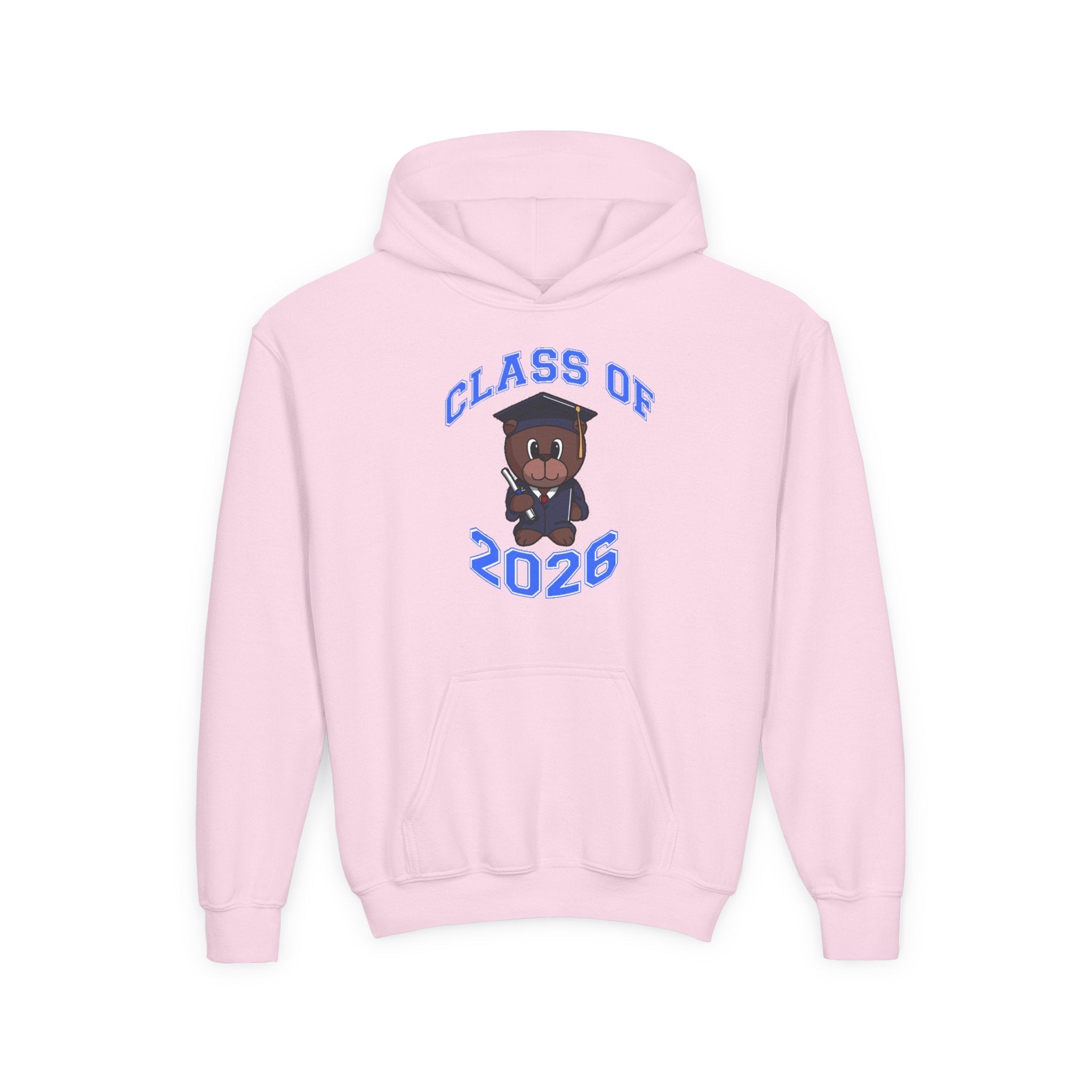 Youth Hoodie - 'Class of 2026' Graduation Bear Hoodie with '314 Originals' Back Print - 314 Originals
