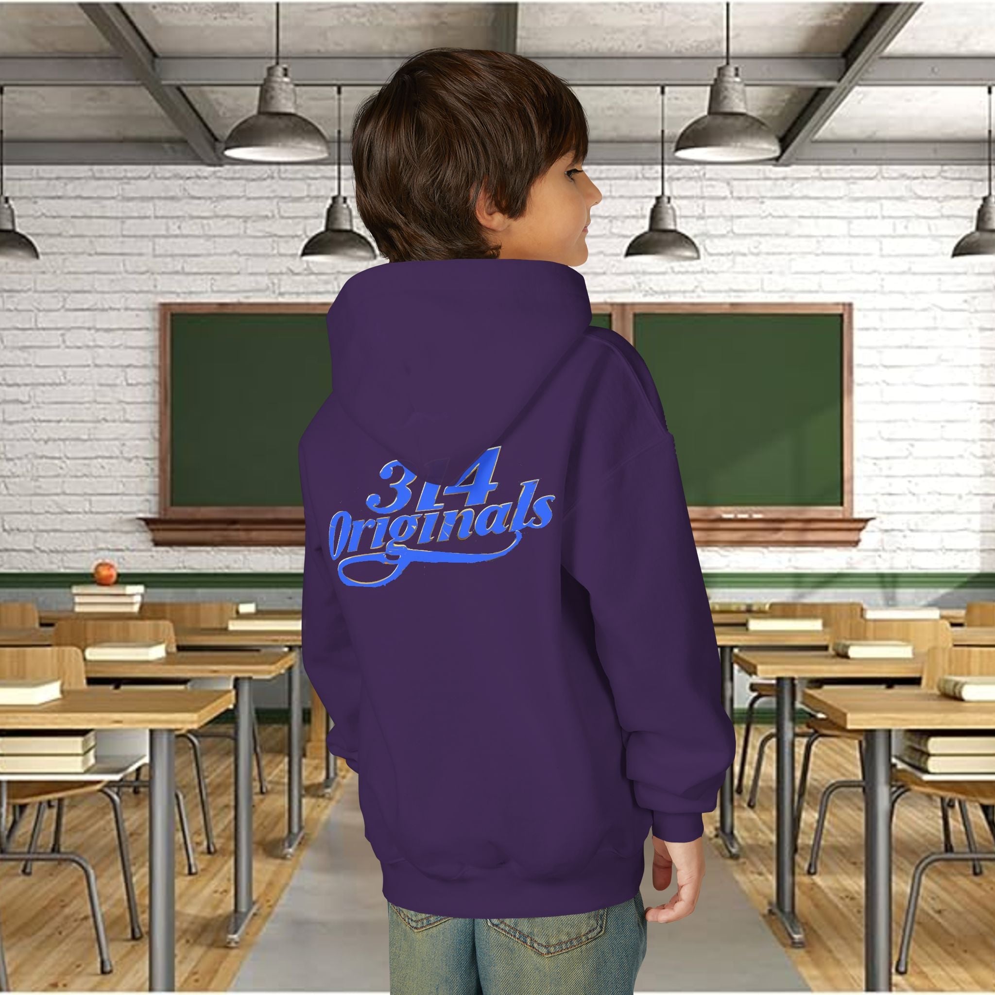 Youth Hoodie - 'Class of 2026' Graduation Bear Hoodie with '314 Originals' Back Print - 314 Originals
