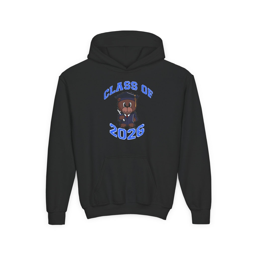 Youth Hoodie - 'Class of 2026' Graduation Bear Hoodie with '314 Originals' Back Print - 314 Originals