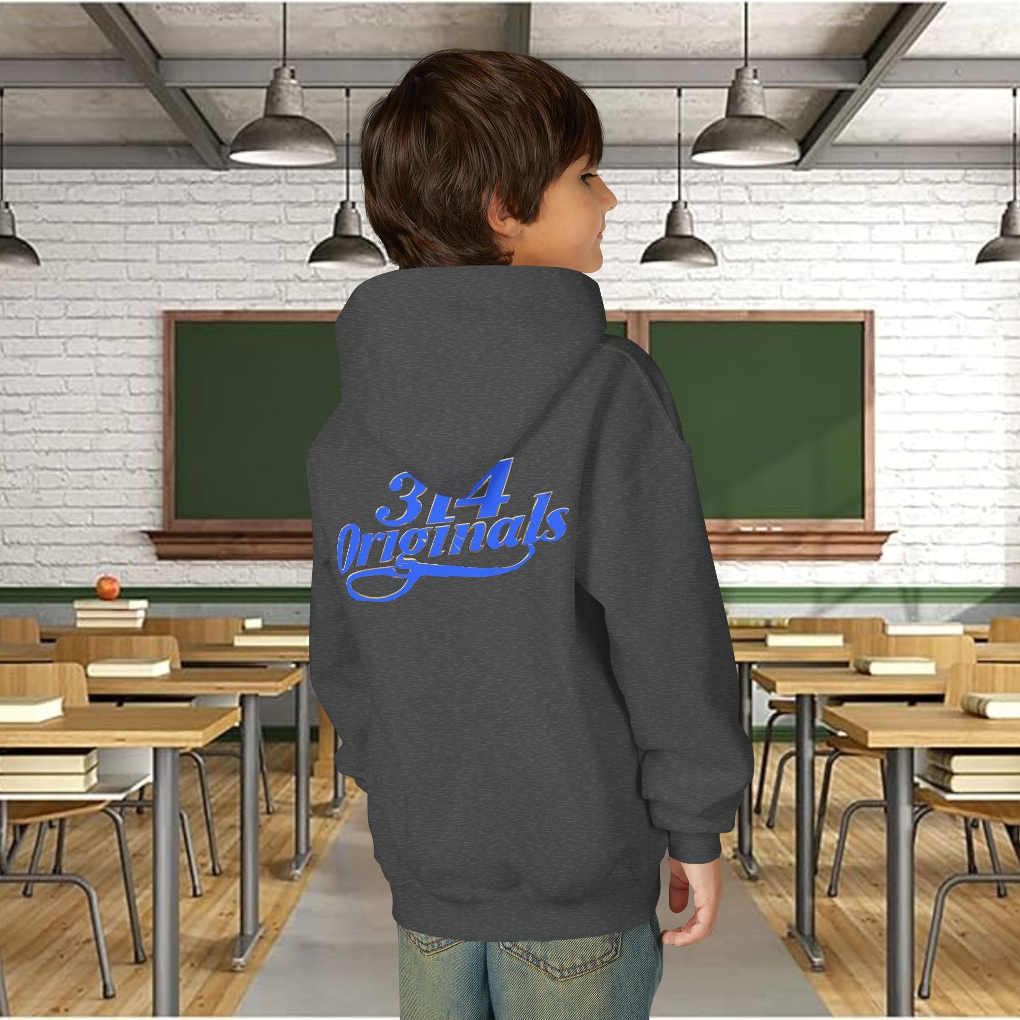 Youth Hoodie - 'Class of 2026' Graduation Bear Hoodie with '314 Originals' Back Print - 314 Originals