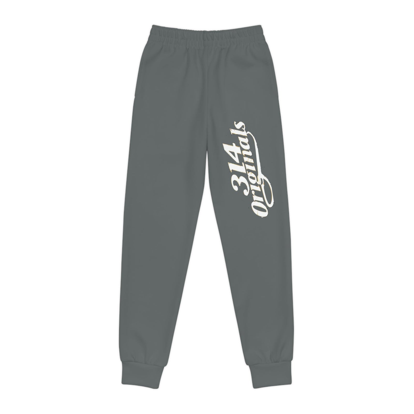 Youth Joggers with 314 Originals Side Graphic — Kids Athletic Sweatpants - 314 Originals