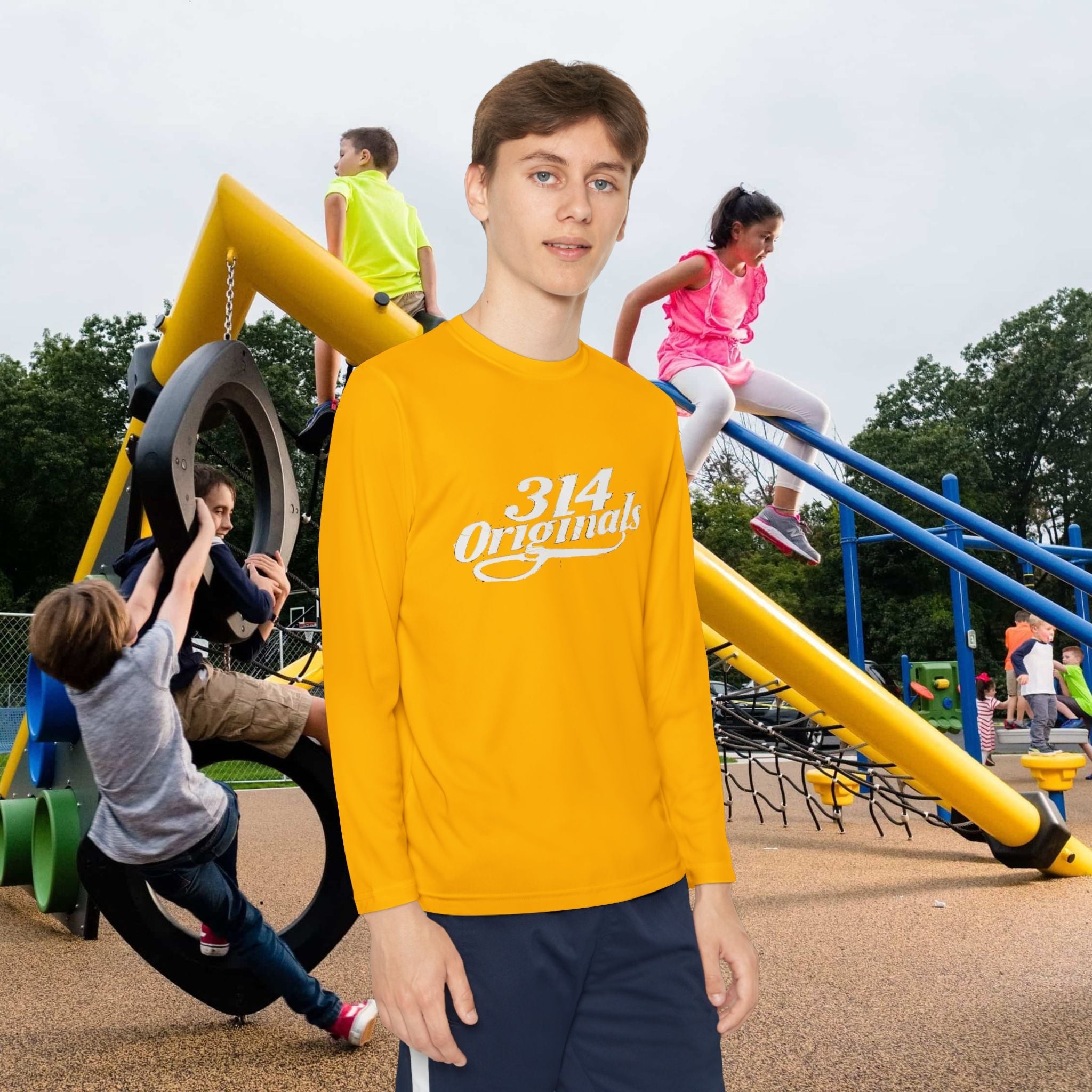 Youth Long Sleeve Tee — "314 Originals" Graphic - 314 Originals